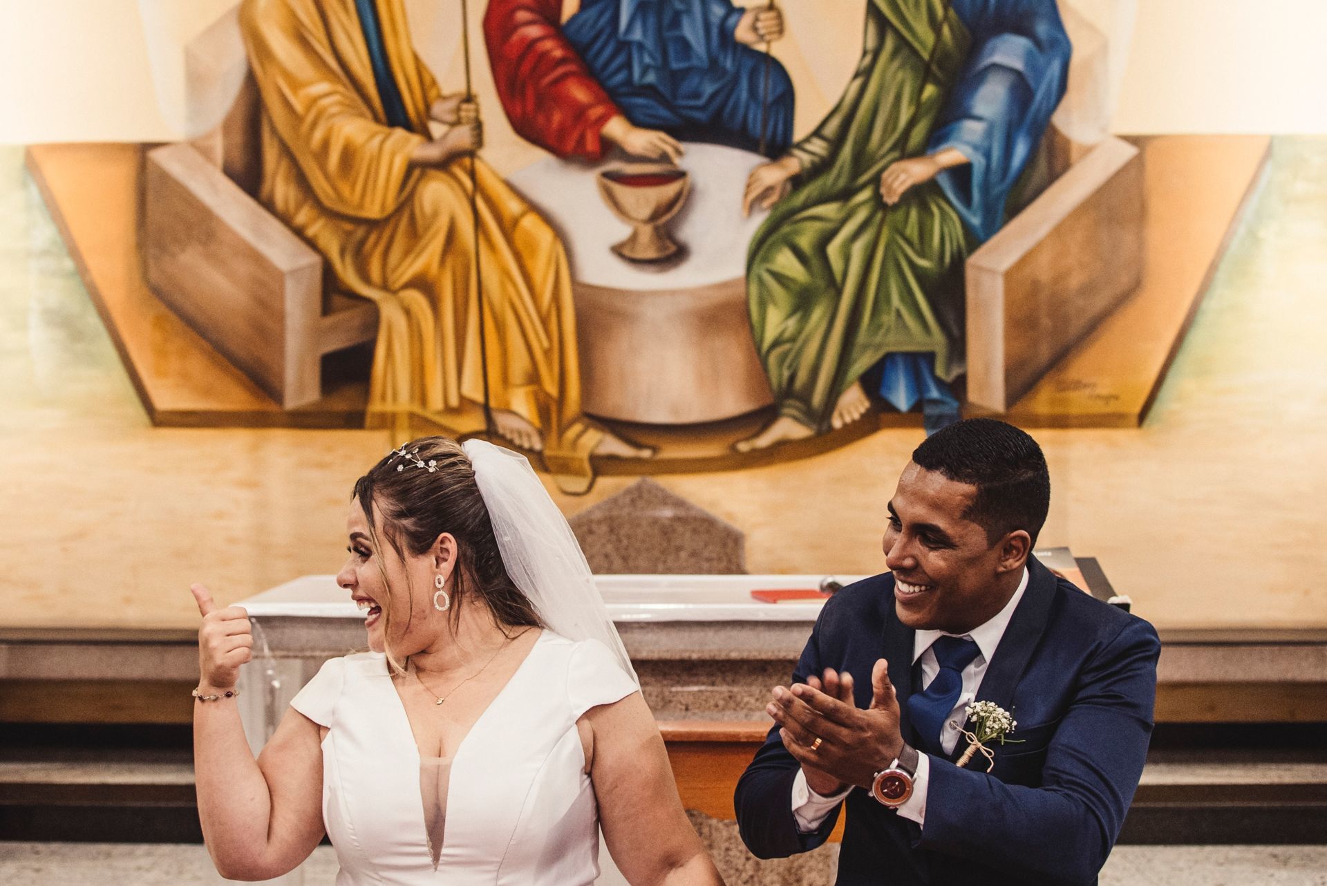 Foto Casamento em Igreja São Paulo - Paroquia Espirito Santo - João paulo + Luciana Foto Casamento em Igreja São Paulo - Paroquia Espirito Santo - João paulo + Luciana - Imagem 12